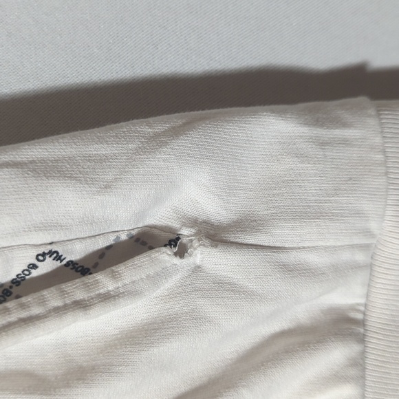 Hugo Boss Green Label Mens Size Large White Hoodie - Picture 5 of 7